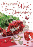 This richly detailed anniversary card image feels like a private celebration captured in one frame, the sort of scene that might accompany a same-day flower delivery across Blackfriars. At its heart, a compact bouquet of red roses glows with velvety depth, each bloom fully open, their petals curling in elegant spirals that seem almost tangible. The roses are interlaced with touches of fresh greenery, adding life and dimension, much like the contrasting pockets of nature and architecture around Blackfriars Station. Close beside the flowers lies a neatly angled envelope, its smooth, pale surface softly reflecting the ambient light, promising a handwritten message tucked away inside. A heart-shaped keepsake box in a satin-like red finish rests near the envelope, its curves polished and inviting. Draped gracefully nearby is a piece of jewellery-perhaps a necklace-its fine chain catching glimmers of light, hinting at a special gift chosen with care. Across the surface, tiny red hearts and subtle sparkling decorations are scattered like confetti left after an anniversary toast near the riverside. A single butterfly motif hovers near the roses, adding a touch of fantasy and gentle movement to the otherwise still composition. The lighting is warm yet subdued, casting delicate highlights and soft shadows that bring out the richness of the reds and the quiet glow of the metallic elements. Taken together, the card evokes the scent of fresh blossoms, the rustle of paper, and the unspoken emotion of an anniversary moment shared in the heart of London.